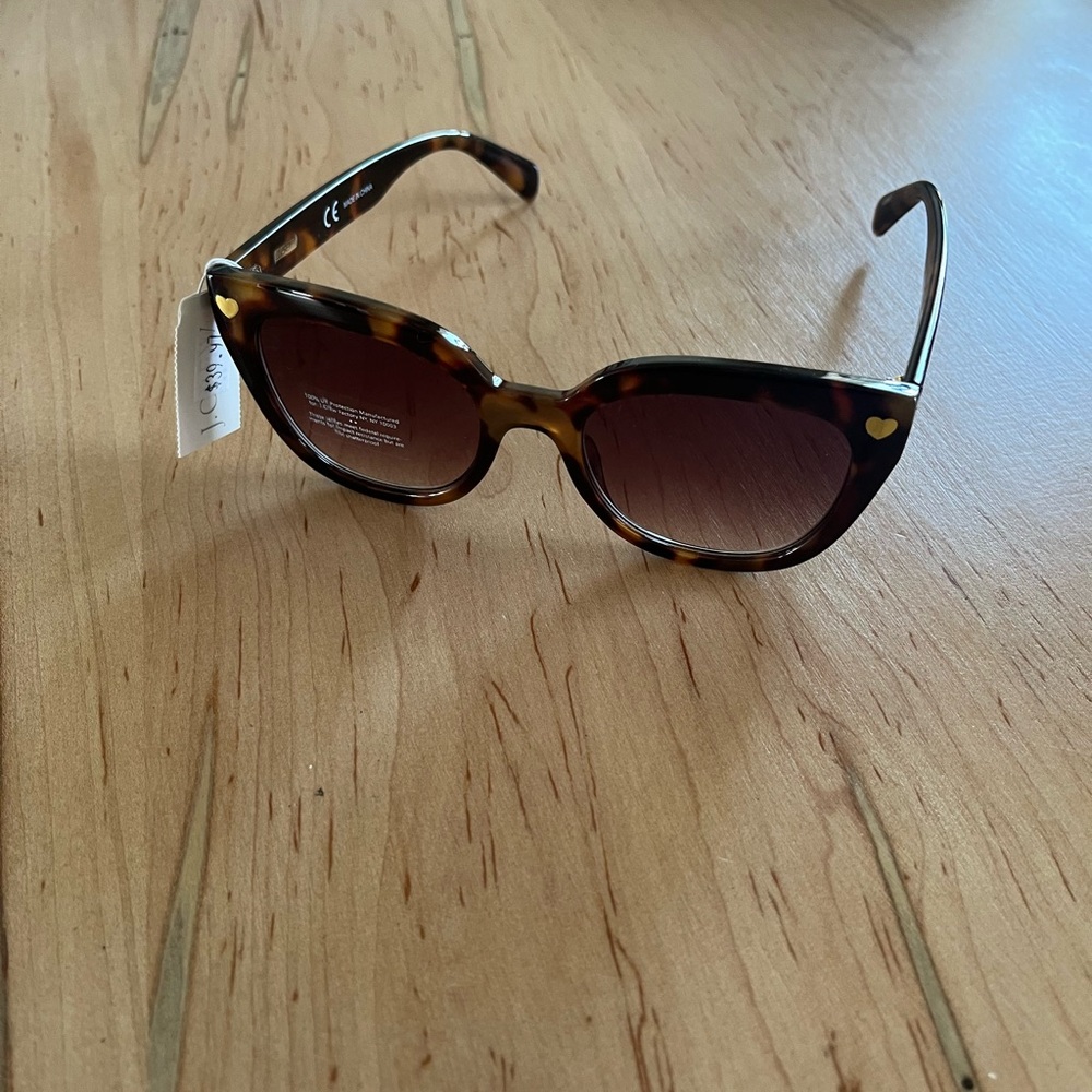 J. Crew Tortoise Sunglasses with Brown Lenses